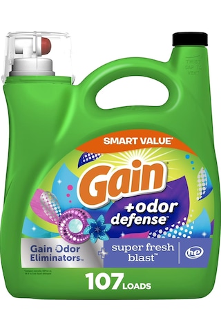 Gain +odor Defense Sıvı Çamaşır Deterjanı 107 Yıkama 4.55lt Diğer
