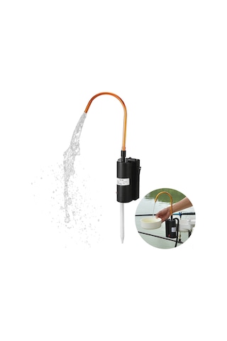 Mufunye Balık Tutma Otomatik Su Alma Makinesi - Taşınabilir Alüminyum Su Pompası, 8 Saat Kullanim Süresi, 1.85m Hortum Pil Dahil Değil