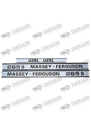 Massey Ferguson Yan Yazı Takımı Mat 265s