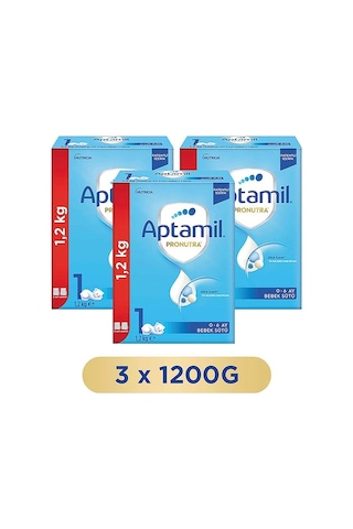 Aptamil 1 Bebek Sütü 1200 G 3 Adet