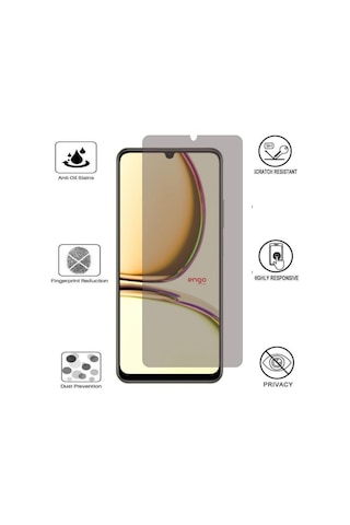 Realme C53 İle Uyumlu Hayalet Ekran Koruyucu Şeffaf