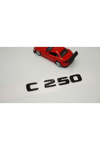 C 250 Bagaj Parlak Siyah ABS 3M 3D Yazı Logo