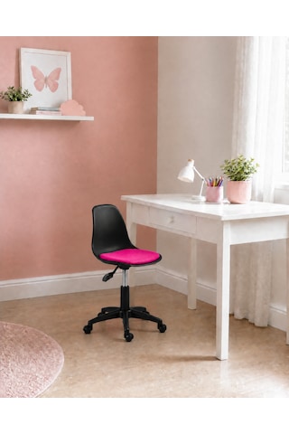 Minica Yer Kaplamayan Çocuk Çalışma Koltuğu Pembe