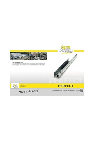 Alman Malı Reme 50 Cm Tek Açılım Frenli Mandallı Tandem Tip Çekmece Rayı Diğer