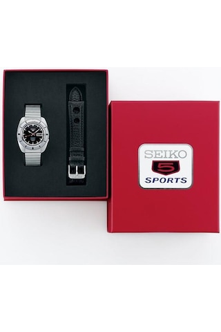 Seiko5 Sports Pepper Black 1968 Recreation Limitli Üretim Otomatik Erkek Kol Saati
