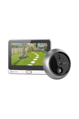 Dp2c 2mp 1080p Kablosuz Akıllı Görüntülü Kapı Dürbünü, Entegre Ekran Ve Kapı Zili, Bataryalı, Pır Hareket Al