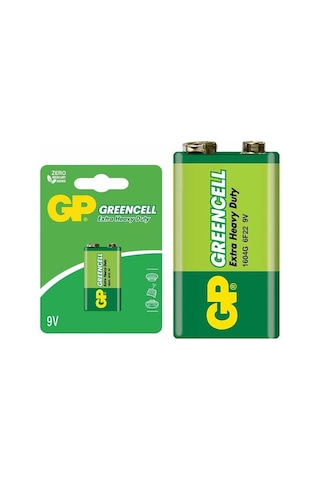 Gp 1604glf Greencell 9 Volt Pil Tekli