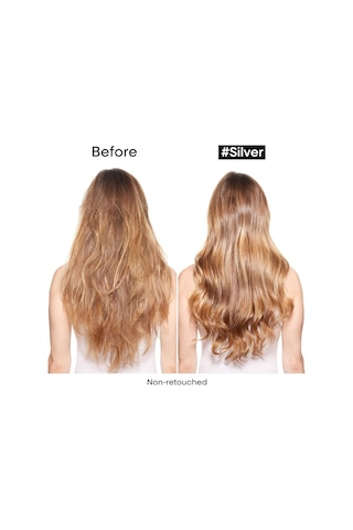 L'oréal Professionnel Paris Serie Expert Silver Çok Açık Sarı, Gri Ve Beyaz Saçlar Için Renk Dengeleyici Mavi Şampuan 300ml Sku: Smg8690010404947