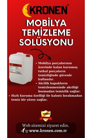 Kronen Mobilya Temizleme Solüsyonu 10 Lt