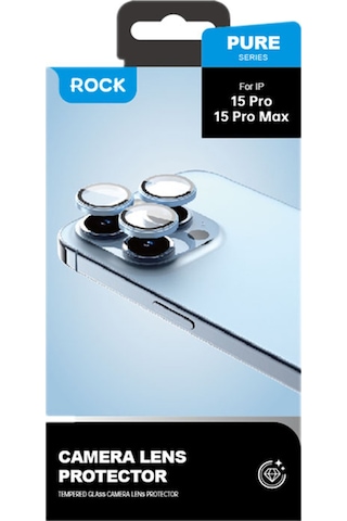 Apple Uyumlu iPhone 15 Pro / 15 Promax Kamera Ve Lens Koruyucu Şeffaf