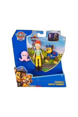 Paw Patrol 3 Lü Figür Seti Chase Ve Cap'n Turbot
