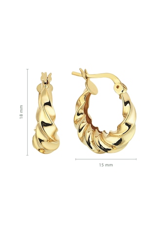 Reis Kuyumculuk T13400 Palo Santo Altın Küpe