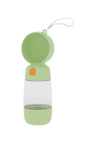 River World Köpekler İçin Su Matarası Taşınabilir Mama Hazneli