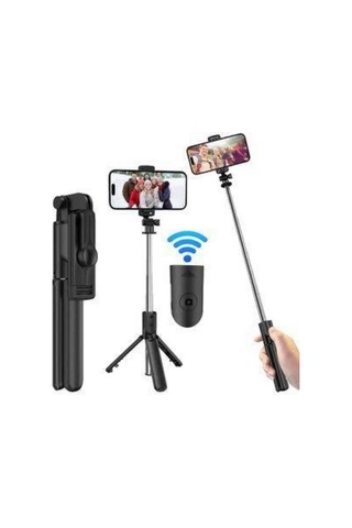 Bfs Cep Telefonu Tripod Standı Manyetik Selfie Sopa Bluetooth Uzaktan Kumandalı