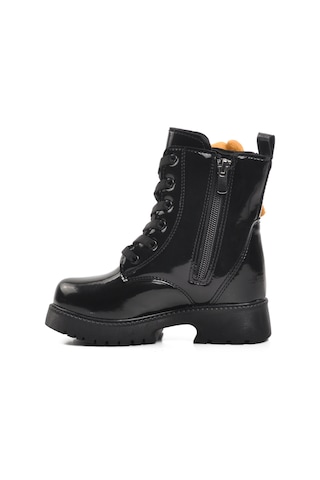 Siyah Poliüretan Kız Çocuk Bot Pegasi P Siyah