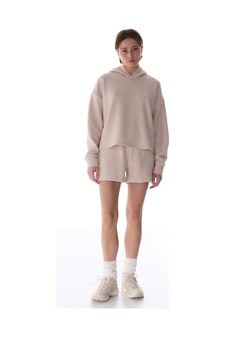 Penti Pastel Bej Rib Hoodie
