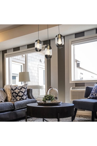 Nova 3lü Sıralı Sarkıt Avize Çok Renkli