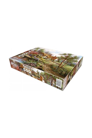 Star Puzzle 500 Parça Havuzlu Bahçe Puzzle