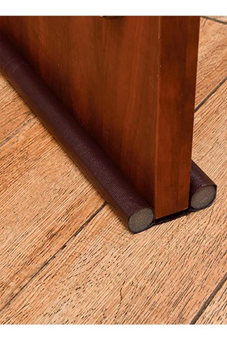 2 Adet Kahverengi Çift Taraflı Rüzgar Soğuk Ve Haşere Önleyici