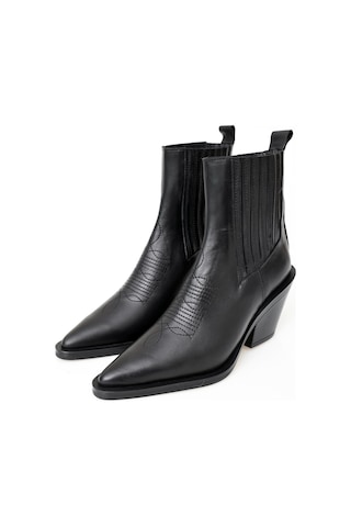 Siyah Nakışlı Western Bot 123303 Siyah