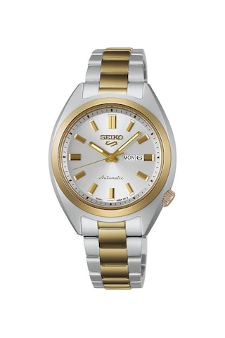 Seiko Sre024k1 Otomatik Çelik Gri/altın Rengi 10 Atm 32 Mm Kadın Kol Saati Gri