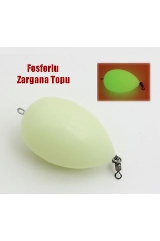 Raba 60gr. Fosforlu Glow Bulrag Ağır Şamandıra, Fırdöndülü Zargana Topu