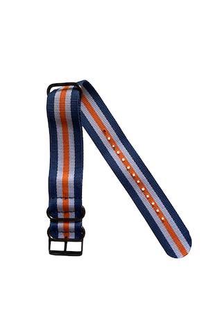 Schulzz Cachrel Casual Renkli Dokuma Kumaş Saat Kordon 24 Mm Çok Renkli