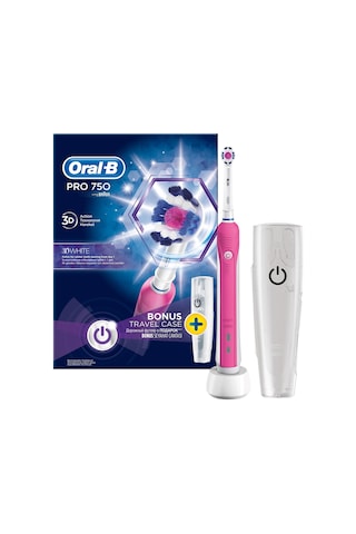 Oral-B Pro 750 CrossAction Elektrikli Diş Fırçası Pembe