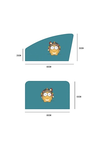 Tongxida 4 Adet Araba Pencere Mıknatıs Güneşlik, Isı Yalıtımı Kanguru, Perde Bloğu Takım Kanguru