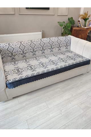 Koltuk Örtüsü Kaymaz Kilim Siyah