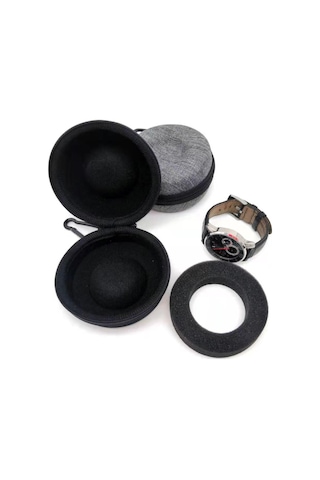 Dofolink Eva Nilon Sert Kasa Saat Çantası - Şok Ve Darbeye Dayanıklı, Taşınabilir Seyahat Ve İş Seyahatleri İçin, Zıplayıcı Kilitli, Siyah Siyah