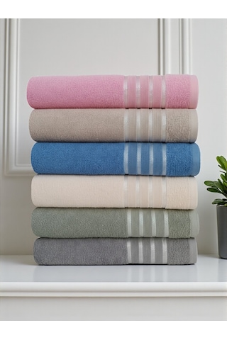 6lı 50x90 Cm El&yüz Havlu Seti Çok Renkli 6lı 50x90 Cm El&yüz Havlu Seti Çok Renkli
