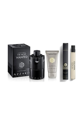 Azzaro The Most Wanted Intense EDP 100 ml + 10ml + 75 ml SG Erkek Parfüm Seti