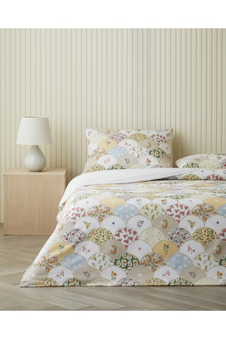 English Home Pretty Loop Kolay Ütülenir Çift Kişilik Nevresim Takımı 200x220 Cm Sarı-yeşil Sarı-yeşil