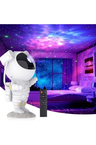 Yıldızlı Gökyüzü Gece Lambası, Projektör, Astronot Projektör Lamba, Odayı Dekore Etmek, Gece Lambası Ambiyans Çok Renkli