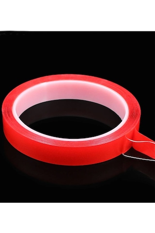 Çift Taraflı Şeffaf Bant Silikonlu Su Geçirmez 2 Metre X 25 Mm 25 Mm X 2 Mt
