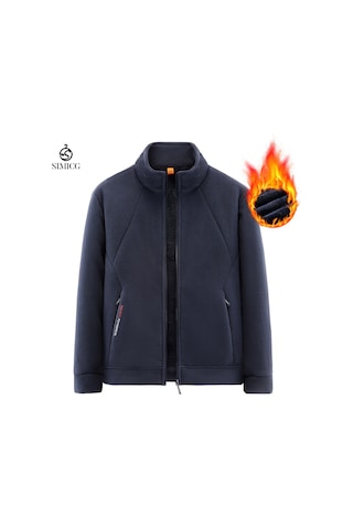 Genç Ve Orta Yaşlı Yetişkinler İçin Kışlık Polar Ceketler Mavi