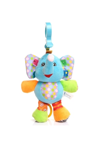 Sozzy Toys Müzikli Mavi Fil - Szy178 Çok Renkli