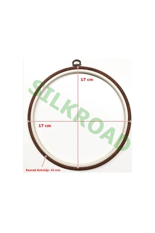 Nurge No:3 Yuvarlak Plastik Pano Kasnağı - 17cm - 10mm