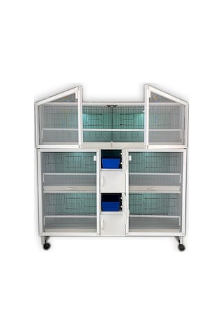 İstanbul Kafes Model 6Ys-Oy Pvc Kuş Dolabı
