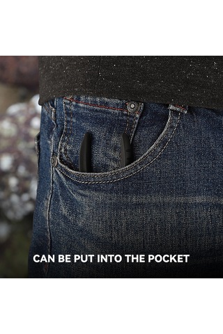 Jeemson Siyah Mini Balıkçı Pense, Tungsten Çelik, Pas Koruyucu, Güvenli Kilit, Anti-kayma Tpr Kolu, 13cm