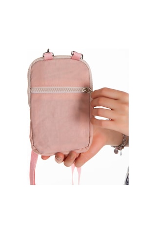 Newish Polo Suya Dayanıklı Krinkıl Kumaş Pudra Kadın Çapraz Omuz Ve Bel Çantası - Kadın Pudra