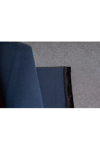 Jassrug Saçaklı Dokuma Kilim 120x180 Petrol Mavi
