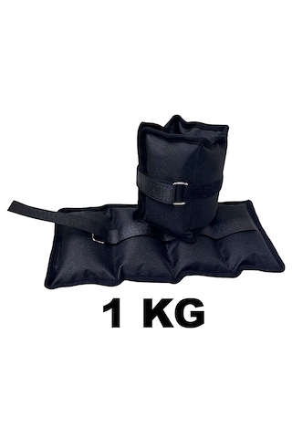 Me&ra Sport 1 Kg X 2 Adet El Ayak Bilek Ağırlık Seti Kum Ağırlık Torbası siyah