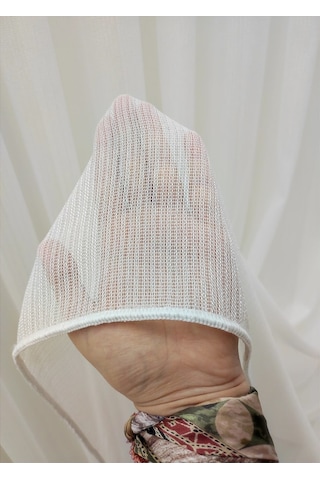 Çelik Dokuma Dökümlü Ütü Sevmez Tüm Odalar Için Spor Tül Perde (418829733)