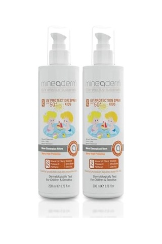 Tr Uv Protection Ve Hydration Spf 50+ Kids Sprey 200 Ml 2 Paketi