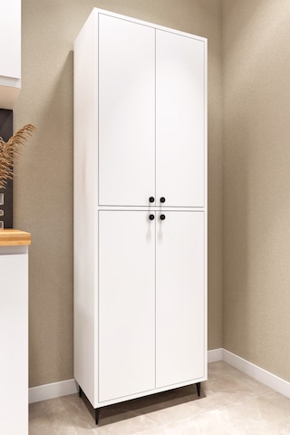Ases Mobilya Ases E51 Çok Amaçlı Dolap Mutfak Dolabı , Banyo Dolabı , Kiler Dolabı , Ayakkabılık Dolabı Beyaz Beyaz