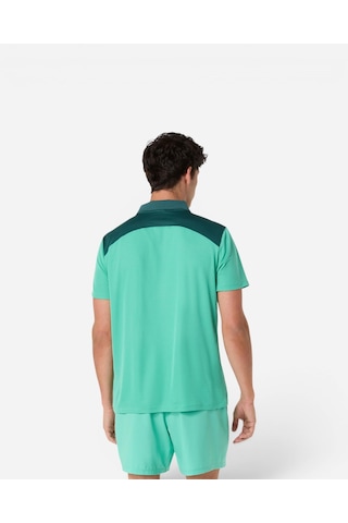 Asics Court Polo Erkek Yeşil Kısa Kollu Tshirt 2041a340-303