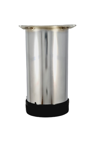 60 Lık 15 Cm Krom Metal Yuvarlak Ayak 4 Adet