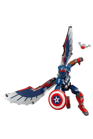 LEGO® Marvel Yeni Kaptan Amerika Yapım Figürü 76296 - 8 Yaş ve Üzeri Süper Kahraman Seven Çocuklar için Yaratıcı Oyuncak Yapım Seti (359P)